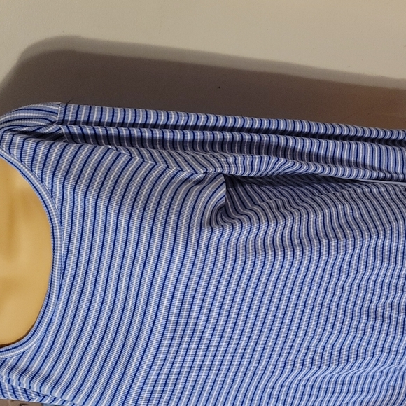 NWOT Talbots large blue striped shirt - Picture 4 of 5